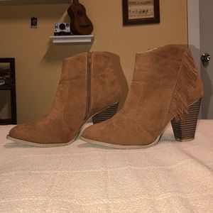 Suede Booties